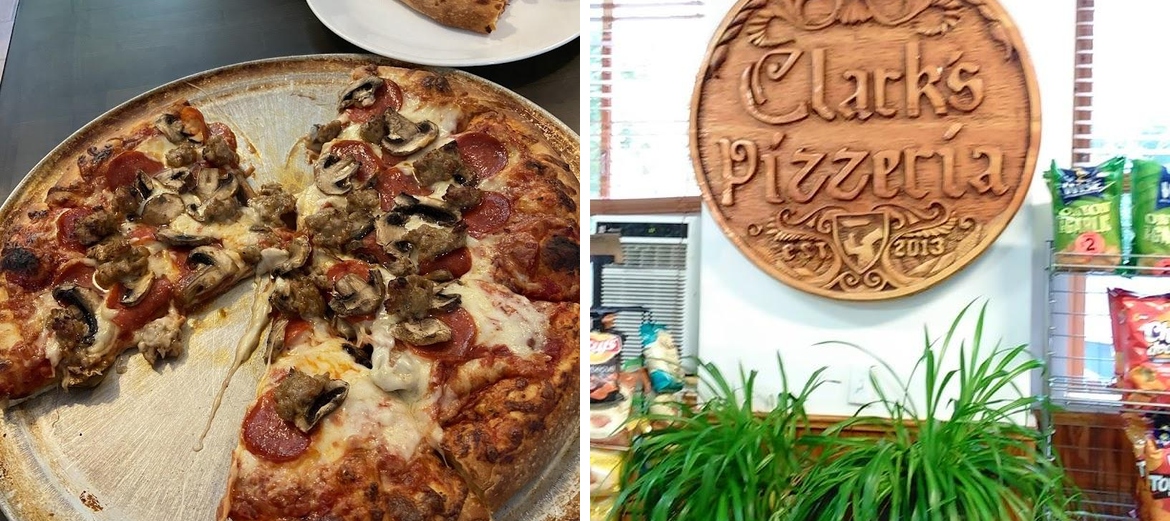 Clark's Pizzeria Menu