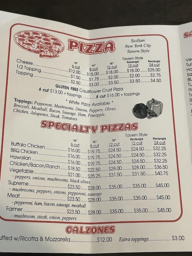 Clark's Pizzeria Menu image 2